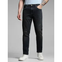 jack & jones Men Regular Low Rise Dark Blue Jeans-picture-13