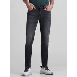 Jack & Jones Men Skinny Fit Low-Rise Heavy Fade Stretchable Jeans-picture-14