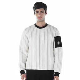 Jack & Jones Men Striped Monochrome Sweatshirt-picture-33