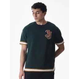 Jack & Jones Men Typography Printed Round Neck Oversized T-shirt-picture-31