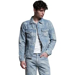 jack & jones Men's Cotton Blend Standard Length A-Line Coat-picture-35