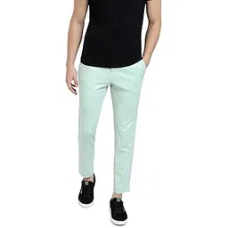 jack & jones Men's Mid Rise Polyester Blend Slim Fit Pants-picture-49