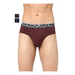 Jack & Jones Multicolor Regular Fit Briefs - Pack Of 3-picture-45