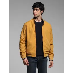 Jack & Jones Navy Polyester Regular Fit Solid Reversible Jacket image 3