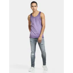 Jack & Jones Purple Cotton Vest-picture-39