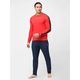 Jack & Jones Red Regular Fit Printed Cotton Sweatshirt-picture-35