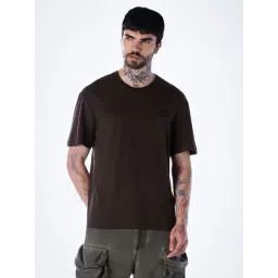 Jack & Jones Seal Brown Cotton Regular Fit T-Shirt-picture-32