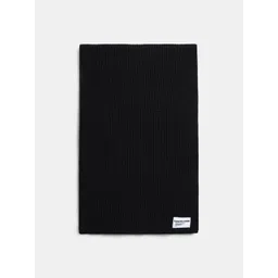 jack & jones Self Design Cotton Blend Men Black Scarf-picture-14