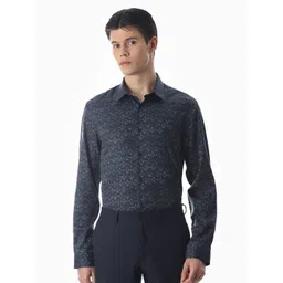 Jack & Jones Slim Fit Printed Pure Cotton Formal Shirt-picture-29