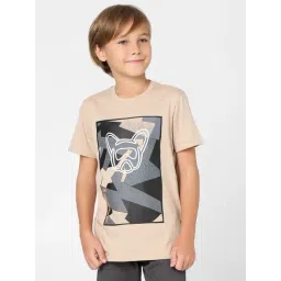 Jack & Jones Junior Beige Printed  T-Shirt-picture-41