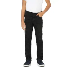 Jack & Jones Junior Black Cotton Regular Fit Jeans-picture-30