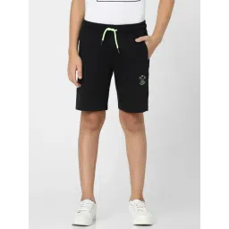 Jack & Jones Junior Black Solid Shorts-picture-35