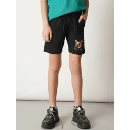 Jack & Jones Junior Black Solid Shorts-picture-10