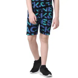 Jack & Jones Junior Blue Cotton Printed Shorts-picture-25