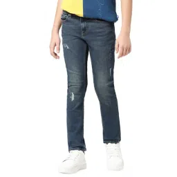 Jack & Jones Junior Blue Distressed Jeans-picture-43