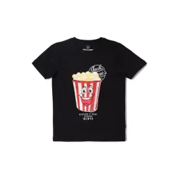 Jack & Jones Junior Boys Black Printed T-Shirt-picture-26