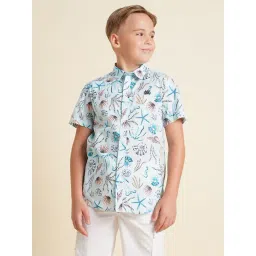Jack & Jones Junior Boys Blue Glow Shirts-picture-17