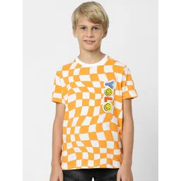 Jack & Jones Junior Boys Geometric Printed Cotton T-shirt-picture-23
