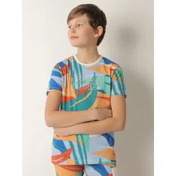 Jack & Jones Junior Boys Graphic Printed Pure Cotton T-Shirt-picture-14