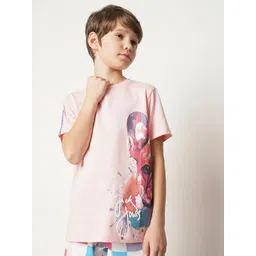 Jack & Jones Junior Boys Graphic Printed Pure Cotton T-Shirt-picture-22