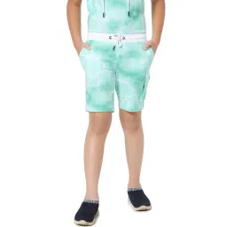 Jack & Jones Junior Boys Green Printed Shorts-picture-33