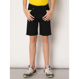 Jack & Jones Junior Boys Mid Rise Pure Cotton Denim Shorts-picture-22