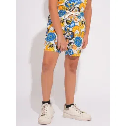 Jack & Jones Junior Boys Multicolor Cotton Graphic Print Shorts-picture-36