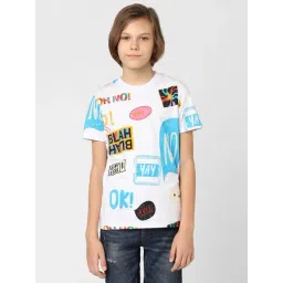 Jack & Jones Junior Boys Multicolor Cotton Printed T-Shirt-picture-15