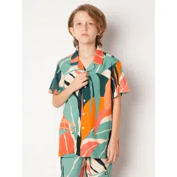 Jack & Jones Junior Boys Multicolor Printed Shirt-picture-32