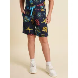 Jack & Jones Junior Boys Navy Peony Shorts-picture-15