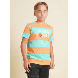 Jack & Jones Junior Boys Pool Blue T-shirts-picture-33