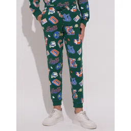 Jack & Jones Junior Boys Printed Mid-Rise Relaxed Fit Joggers-picture-19