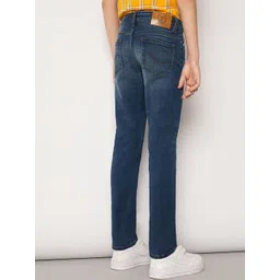 Jack & Jones Junior Boys Straight Fit Clean Look Pure Cotton Jeans image 3