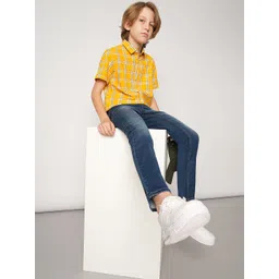 Jack & Jones Junior Boys Straight Fit Clean Look Pure Cotton Jeans image 5