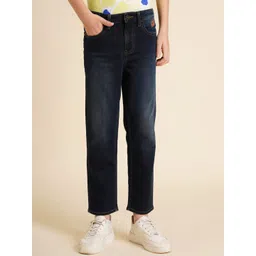 Jack & Jones Junior Boys Straight Fit Light Fade Stretchable Jeans-picture-24