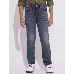 Jack & Jones Junior Boys Straight Fit Slash Knee Stretchable Jeans-picture-26