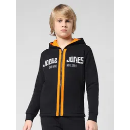Jack & Jones Junior Boys Typography Printed Hooded Sweatshirt-picture-45