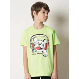 Jack & Jones Junior Green Printed T-Shirt-picture-24
