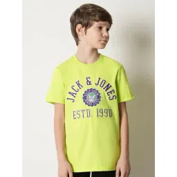 Jack & Jones Junior Green Printed T-Shirt-picture-22