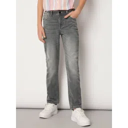 Jack & Jones Junior Grey Solid Jeans-picture-31