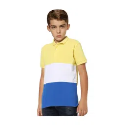 Jack & Jones Junior Kids Multicolor Cotton Color Blocked Polo T-Shirt-picture-39