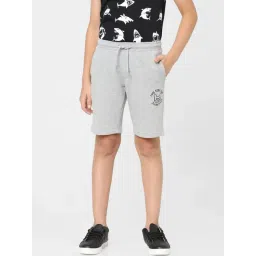 Jack & Jones Junior Light Grey Textured Shorts-picture-29