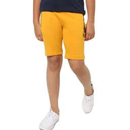 Jack & Jones Junior Mid Thigh Solid Color Shorts - Orange-picture-17