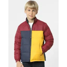 Jack & Jones Junior Multicolor Cotton Color Block Full Sleeves Jacket-picture-33