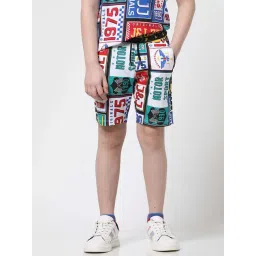 Jack & Jones Junior Multicolor Cotton Printed Shorts-picture-21