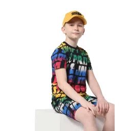 Jack & Jones Junior Multicolor Cotton Printed T-Shirt image 5