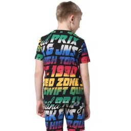 Jack & Jones Junior Multicolor Cotton Printed T-Shirt image 2
