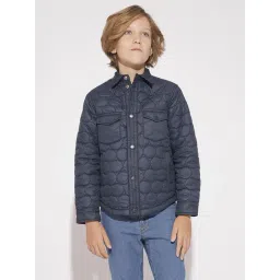 Jack & Jones Junior Multicolor Cotton Regular fit Self Design Jacket-picture-34