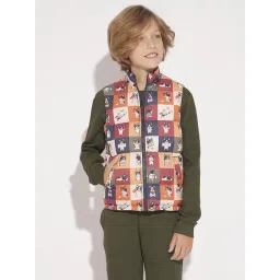 Jack & Jones Junior Multicolor Polyester Regular fit Graphic Print Jacket-picture-38