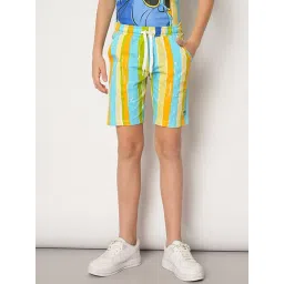 Jack & Jones Junior Multicolor Striped Shorts-picture-32